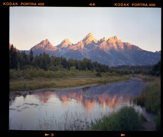 Snake River Lookout at Grand Tetons national Park on 35mm Film